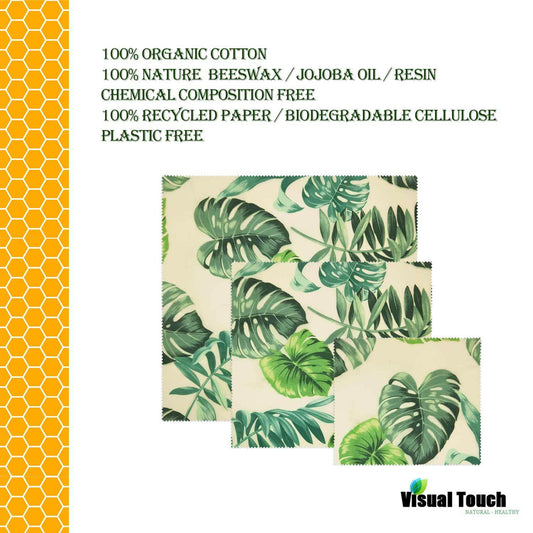 Organic cotton beeswax fresh-keeping cloth