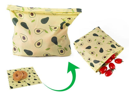 Reusable Cotton Beeswax Preservation Packaging